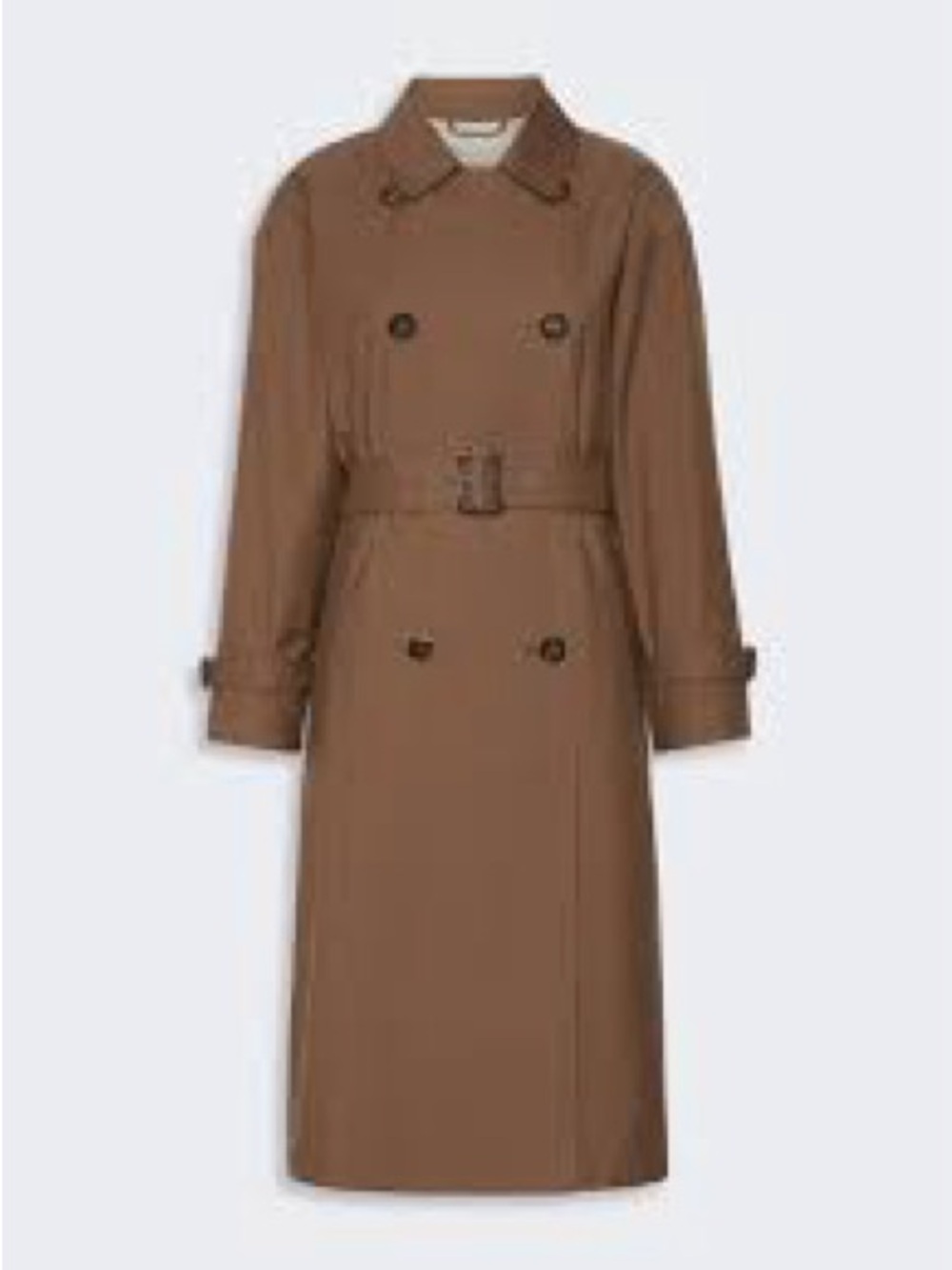 Ralph Lauren Blue Label Brown Double-Breasted Trench Dress